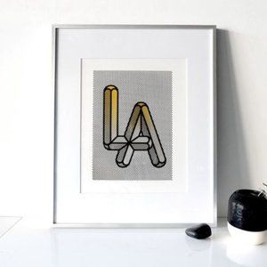 makesake LA PRINT 11"x14"
